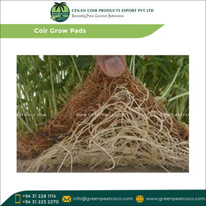 Vente en gros de coussinets de culture en fibre de coco naturelle 100% et en latex sur un côté pour la culture de petites plantes à bas prix - Product Image 6