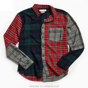 Nouvelle chemise en flanelle de coton à carreaux de couleurs, Ski snowboard, meilleure vente avec boutons et personnalisation en taille, Logo et Design - Product Image 1