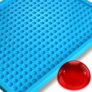 Moule commercial en silicone réutilisable pour bonbons gélifiés, demi-dôme rond, 391 cavités, pour essais de fabrication de confiseries sans amidon - Product Image 6