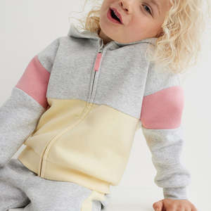 Sudaderas con capucha de algodón orgánico Unisex 100% para niños, personalizadas, de alta calidad, de otoño, bordadas, transpirables, con cremallera, sueltas para bebés y niños pequeños - Product Image 5