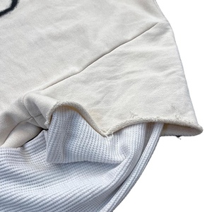 เสื้อยืดสตรีทแวร์ผู้ชายไซส์ใหญ่แบบสั่งทำพิเศษ ผ้าฝ้าย 100% เสื้อยืดครอปสองชั้น แขนยาว ระบายอากาศได้ดี สำหรับผู้ชาย - Product Image 4