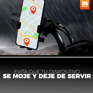 Support de téléphone portable, parapluie pour téléphone portable, vélo/moto - Couleurs assorties - Product Image 5