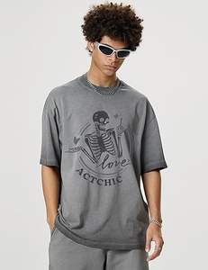 Camisetas Lisas para Hombre con Logotipo Personalizado, Camisetas Casuales Estampadas con Cuello Redondo - Product Image 4