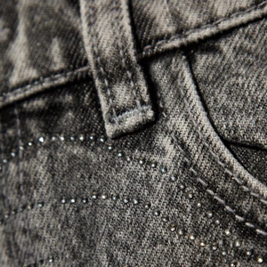 Streetwear pour femmes lavé à l'acide short en jean pour femmes unisexe poids lourd lâche 100% coton pantalon court décontracté - Product Image 2