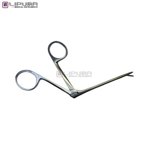 Pinzas Microquirúrgicas de Cocodrilo Dentadas de 4 mm, Mandíbulas Rectas, 8 cm de Longitud, Instrumento Quirúrgico de Precisión para Otorrinolaringología, Instrumentos Médicos - Product Image 2