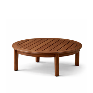 Mesa de Centro de Madera de Teca Maciza de Estilo Coreano Moderno, de Primera Calidad, para Hotel, Villa, Vestíbulo, Sala de Estar - Product Image 1