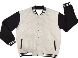 Chaqueta de Béisbol Varsity Personalizada para Hombre, 100% Lana, Manga Larga, Cuello Alto, Logotipo Frontal, Exterior de Cuero - Product Image 2