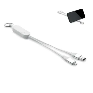 Porte-clés en ABS recyclé écologique, câble promotionnel, gadgets USB - Product Image 2
