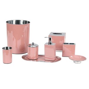 Hotel Polyresin Bathroom Set Accessories,Marble Effect bathroom accessory set <b>Sanitary</b> <b>Ware</b> <b>Suite</b> - Product Image 5
