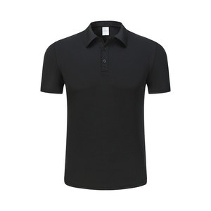Polo d'entraînement pour homme, t-shirt uni, été, course à pied, coton, chemises décontractées, hauts à manches courtes décontractés, polo de grande quantité pour homme - Product Image 6