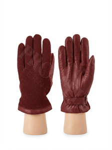 ถุงมือหนังคุณภาพสูงสำหรับใช้ในชีวิตประจำวัน ฤดูหนาว ป้องกันมือ ถุงมือขี่มอเตอร์ไซค์ อุ่น ระบายอากาศได้ดี แบบเต็มนิ้ว สำหรับกิจกรรมกลางแจ้ง - Product Image 4