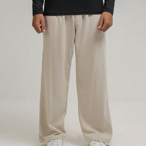 Service OEM en gros Pantalons de survêtement décontractés pour hommes - Écologique 100% coton Toile polaire Épaisseur Taille élastique Lacets - Product Image 4