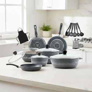 Best Minimalist Die-Cast Non-Stick <b>Pots</b> <b>Set</b> for Gas Stove for Home Use and Commercial Restaurants & Hotels in Pakistan - Product Image 6