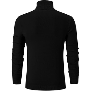 Suéter de poliéster de alta calidad al por mayor para hombres Color sólido con logotipo personalizado Transpirable y Frente decorado con patrón - Product Image 2