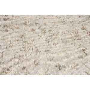 Grand tapis vintage 6,4x10,4 pi (196x318 cm), tapis turc blanc à pois - Product Image 5