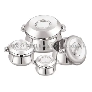 HIgh quality stainless steel Casserole Hot Pot chapati box chapati container from indian seller and manufacturer