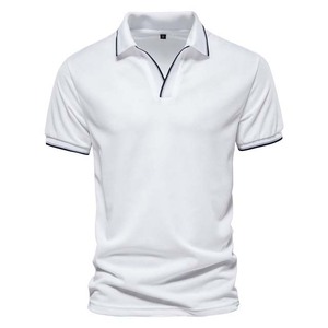 Men's <b>White</b> Short Sleeve Breathable Plus Size Jersey for Shirt Knitted Solid Color Casual Style - Product Image 1