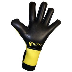 Gants de gardien de but personnalisés, paume avant en latex allemand 4 mm, dos en caoutchouc, injecté, enveloppes pour les doigts et le pouce, sangle amovible - Product Image 3