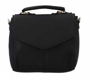 <b>Small</b> Black Genuine Leather Satchel <b>Bag</b> <b>Women</b> Vintage Top Handle <b>Crossbody</b> Purse Mini Shoulder Handbag Cute Flap Messenger - Product Image 1