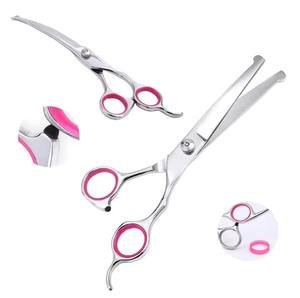 ชุดกรรไกรตัดขนสัตว์เลี้ยง HERMANN MEDITECH HM-PHS-210 ทำจากสแตนเลส เครื่องมือตัดแต่งขนระดับมืออาชีพสำหรับสุนัขและแมว - Product Image 1