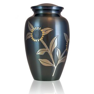Customized Design Aluminium Cremation Memorial Urns Decorative Handmade Funeral <b>Keepsake</b> Urn <b>for</b> Male and Female <b>Ashes</b> - Product Image 2