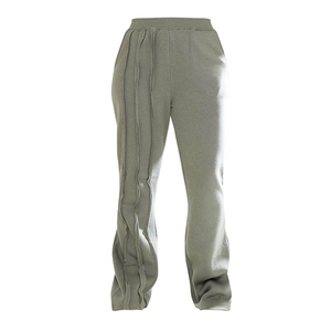 Pantalones de chándal para mujer, pantalones de chándal de talla personalizada para mujer, pantalones deportivos informales con cintura elástica, pantalones acampanados holgados - Product Image 1