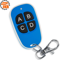 Clone rapide de télécommande RF à 4 boutons 433MHz pour commande de garage à porte coulissante EV1527 Code