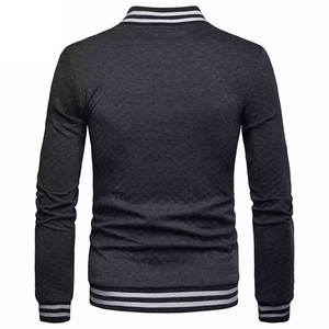 Vestes Letterman de haute qualité pour hommes vente en gros de veste universitaire de baseball avec broderie imprimée personnalisée vestes pour hommes à la mode - Product Image 5