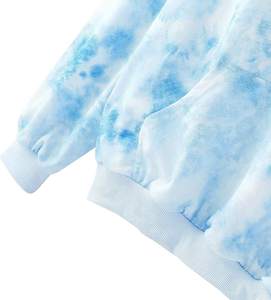 เสื้อฮู้ดดี้ผู้หญิงลายสปลิตคุณภาพสูง ผ้าซาตินบุซับใน ระบายอากาศได้ดี ไม่เป็นขุย สีสันสดใส ลายมัดย้อม - Product Image 6