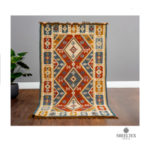 Dernier tapis d'extérieur de designer moderne tissé à la main en fil PET recyclé de haute qualité, tapis de sol coloré pour la décoration intérieure à bon prix - Product Image 6