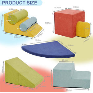 Blocs d'escalade en <span class=keywords><strong>mousse</strong></span> pour jouets jouer 1-3 enfants salle de sport intérieure doux tout-petits Jungle bébé enfant en bas âge à l'intérieur blocs d'escalade en <span class=keywords><strong>mousse</strong></span> - Product Image 4