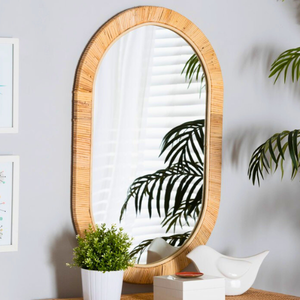 Handmade Unique Special <b>Vintage</b> Design Palm King Craft Viet KPM04 Customized Size <b>Mirror</b> Hot Circular Wall Decoration Vietnam - Product Image 1