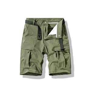 Man Cargo Shorts Casual Workout Men's Shorts Multi-pocket <b>Calf</b>-length Short Pants - Product Image 6