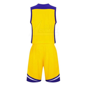 Uniforme de basket-ball personnalisé uniforme de basket-ball uni à bas prix fabriqué au Pakistan pour hommes - Product Image 3