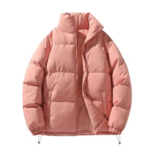 Custom Reversible <b>Mens</b> Glossy Puffer <b>Jacket</b> Hooded Two Side Wear Shiny Black Blue Winter Down Coat Supplier Direct Low Moq Price - Product Image 3