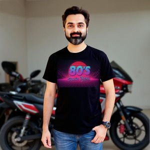 เสื้อยืดนีออนย้อนยุค: สไตล์วินเทจปรับแต่งได้แฟชั่นเหนือกาลเวลาสำหรับผู้ชายและผู้หญิงเหมาะสำหรับการใช้งานทั้งในร่มและกลางแจ้ง - Product Image 5