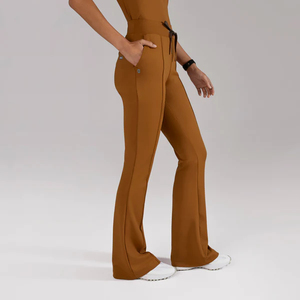Unisex Custom 4-Way Stretch Knitted Polyester/Cotton <strong>Scrub</strong> <strong>Sets</strong> with Needle Detection and Seamless Fusing for Hospital Use - Product Image 4