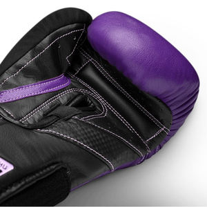 Nuevo diseño de entrenamiento, Lucha, Color púrpura, cuero, hecho a medida, diseño de logotipo de marca propia, venta completa, servicio OEM ODM, guantes de boxeo - Product Image 3