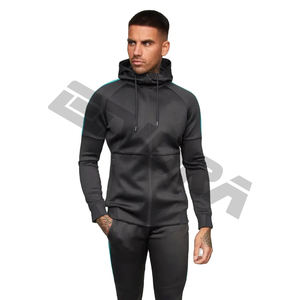 Chándales personalizados para hombre, 2 piezas, cremallera completa, gimnasio, jogging, chándal personalizado de alta calidad - Product Image 3