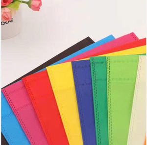 Bolsa de compras de transporte de tela no tejida personalizada al por mayor bolsa de corte en D colorida no tejida ecológica personalizada profesional - Product Image 3