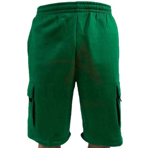 Hamza Apparels-Pantalones cortos holgados de algodón y poliéster hechos a medida para hombre - Product Image 1