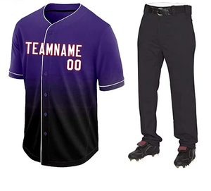 ชุดเบสบอลผ้าโพลีเอสเตอร์ระบายอากาศชุดเบสบอลพิมพ์โลโก้100% ตามสั่ง - Product Image 6