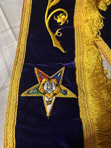 Masonic Past Matron Sash Ordre de Eastern Star Deborah 1966 Personnalisé Top Qualité Brand New OES Style Sashes - Product Image 3
