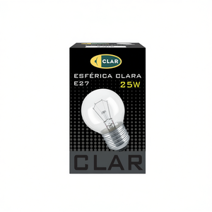Ampoule sphérique incandescente transparente E27 25W - Product Image 2