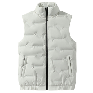 High Quality Men's Lightweight Quilted Sleeveless Winter Puffer Vest Custom Logo Insulated <b>Waistcoat</b> Made In Pakistan - Product Image 2