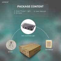 La mejor lámpara de pared solar LED moderna para exteriores para el hogar decorativo IP65 blanco cálido 3000K tira larga Base de acero inoxidable cuerpo de PC