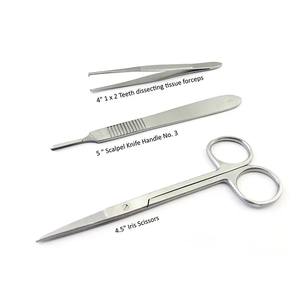 Kit de Disección Manual de Acero Inoxidable de Primera Calidad, 22 Piezas, Agarre Ergonómico para Prácticas de Sutura Médica, Entrenamiento Quirúrgico para Estudiantes - Product Image 2