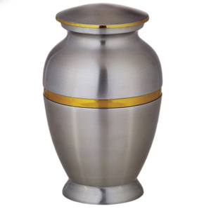 การอธิษฐานด้วยสติกเกอร์ออกแบบนกพิราบแฟลย์โกศเผาศพอลูมิเนียมสำหรับบ้านงานศพสำหรับขี้เถ้าของมนุษย์ - Product Image 3