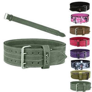 Ceinture d'entraînement d'haltérophilie unisexe en cuir de qualité imperméable et respirante conception de logo personnalisé - Product Image 5