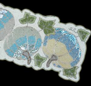 Mantel individual hecho a mano antideslizante duradero con cuentas de lujo MS Handicraft - Product Image 3